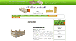 Desktop Screenshot of lubianki-skrzynki.pl